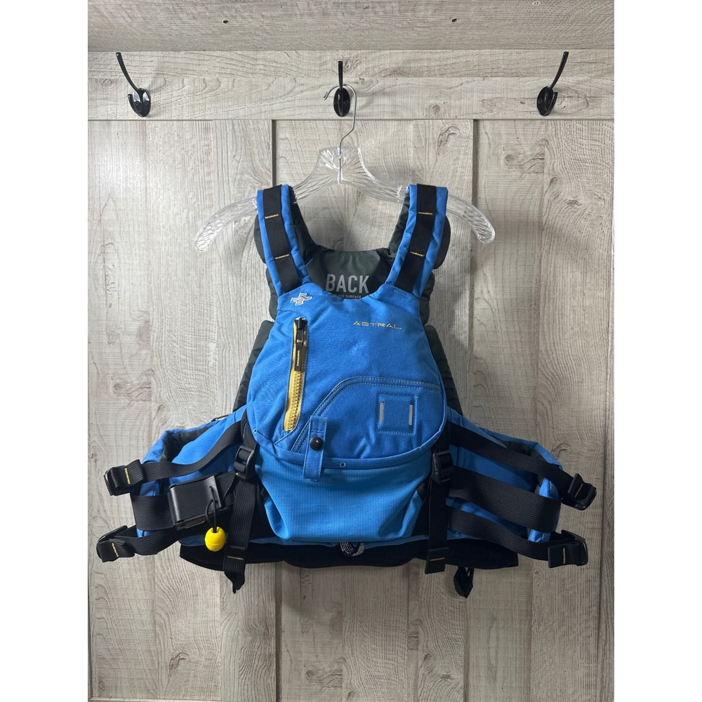 Astral Indus Rescue Pullover PFD Type V Blue Life Vest Adult M/ Large ID22-RSQ